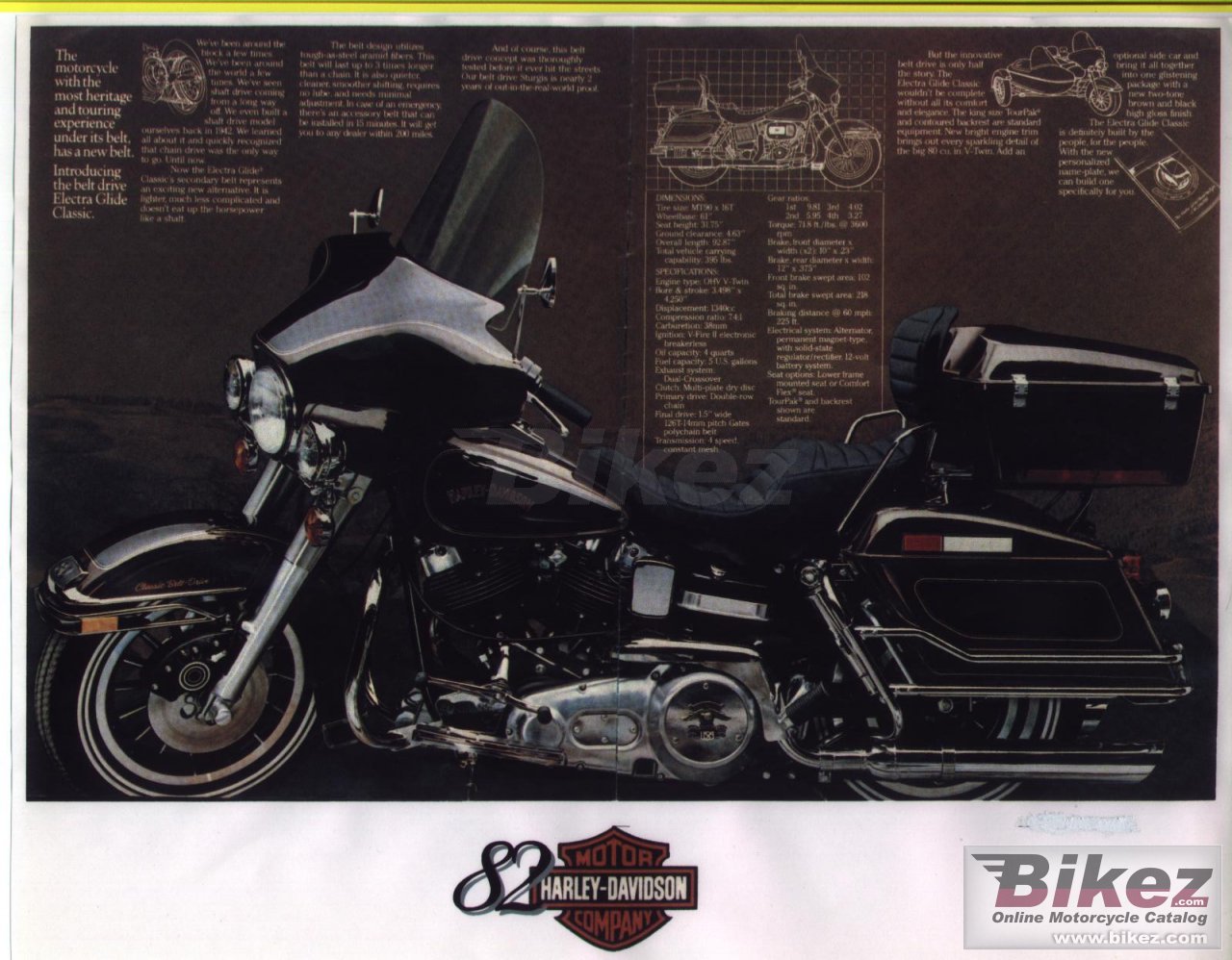 Harley-Davidson FLH 1340 Electra Glide Belt Drive