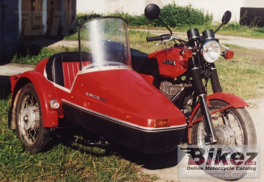 Jawa 350 TS (with sidecar)