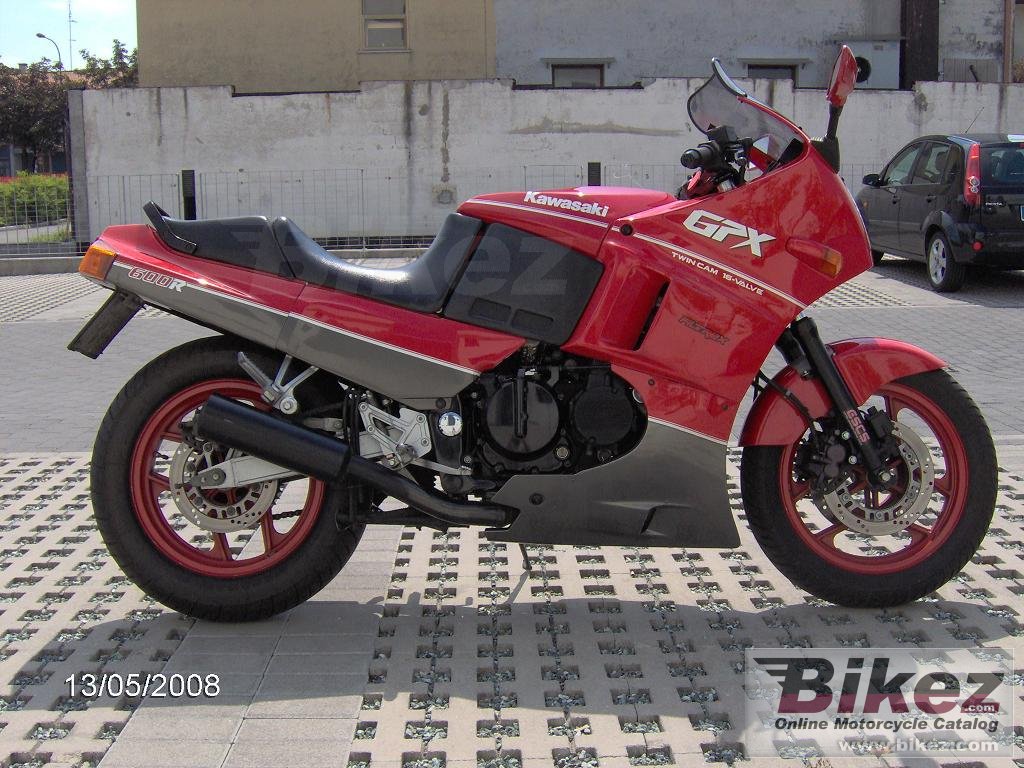 Thumbnail for Kawasaki GPX 600 R 1988
