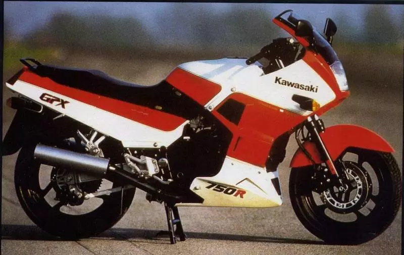 Thumbnail for Kawasaki GPX 750 R 1988