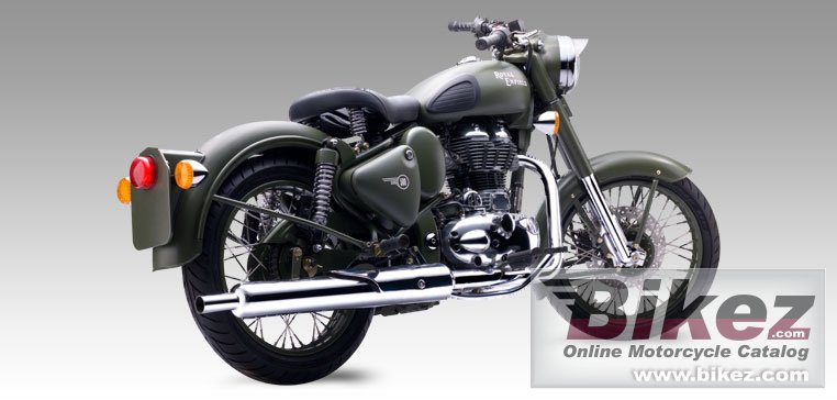 Thumbnail for Royal Enfield Classic Battle Green 2012