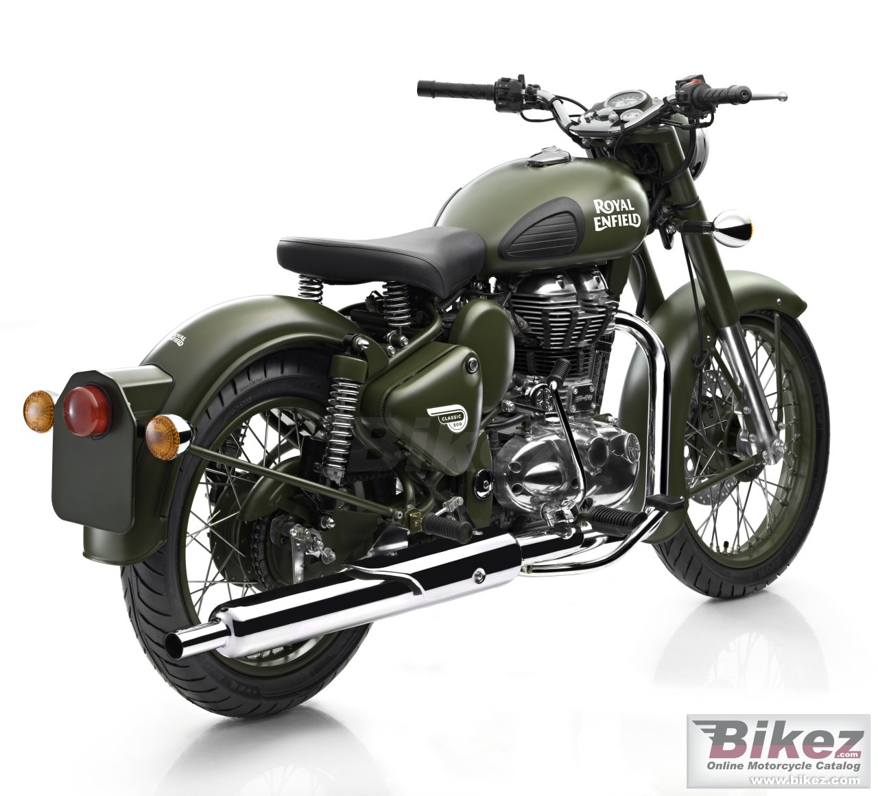 Thumbnail for Royal Enfield Classic Battle Green 2015