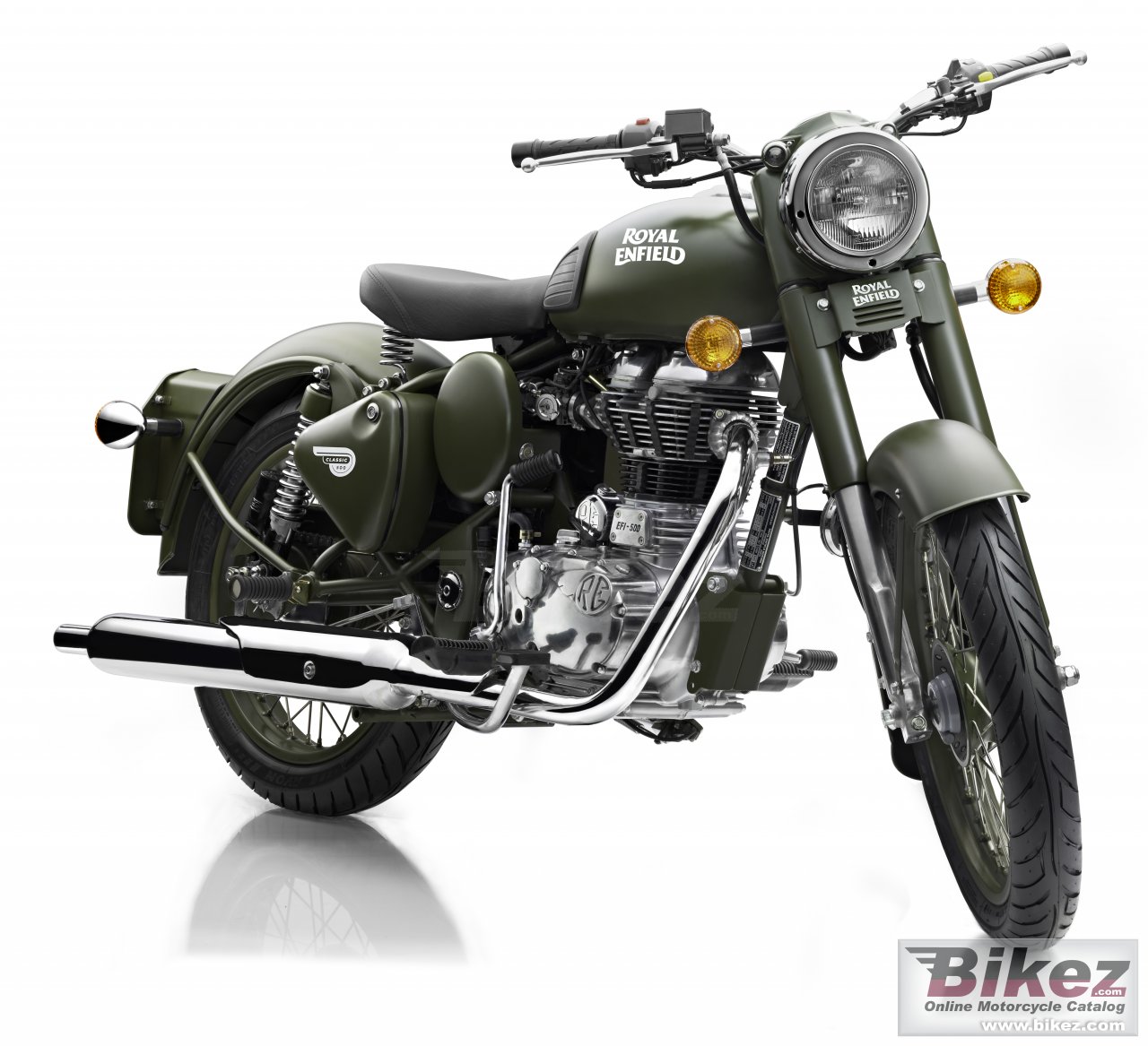 Thumbnail for Royal Enfield Classic Battle Green 2015