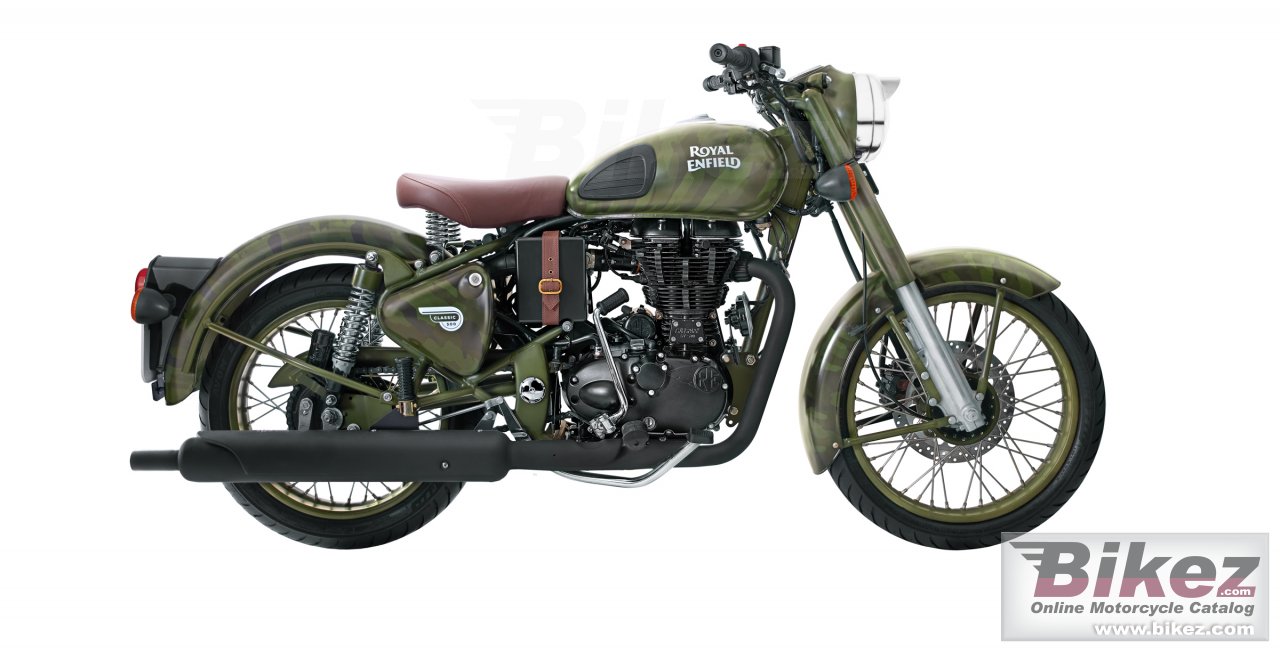 Thumbnail for Royal Enfield Classic Battle Green 2016