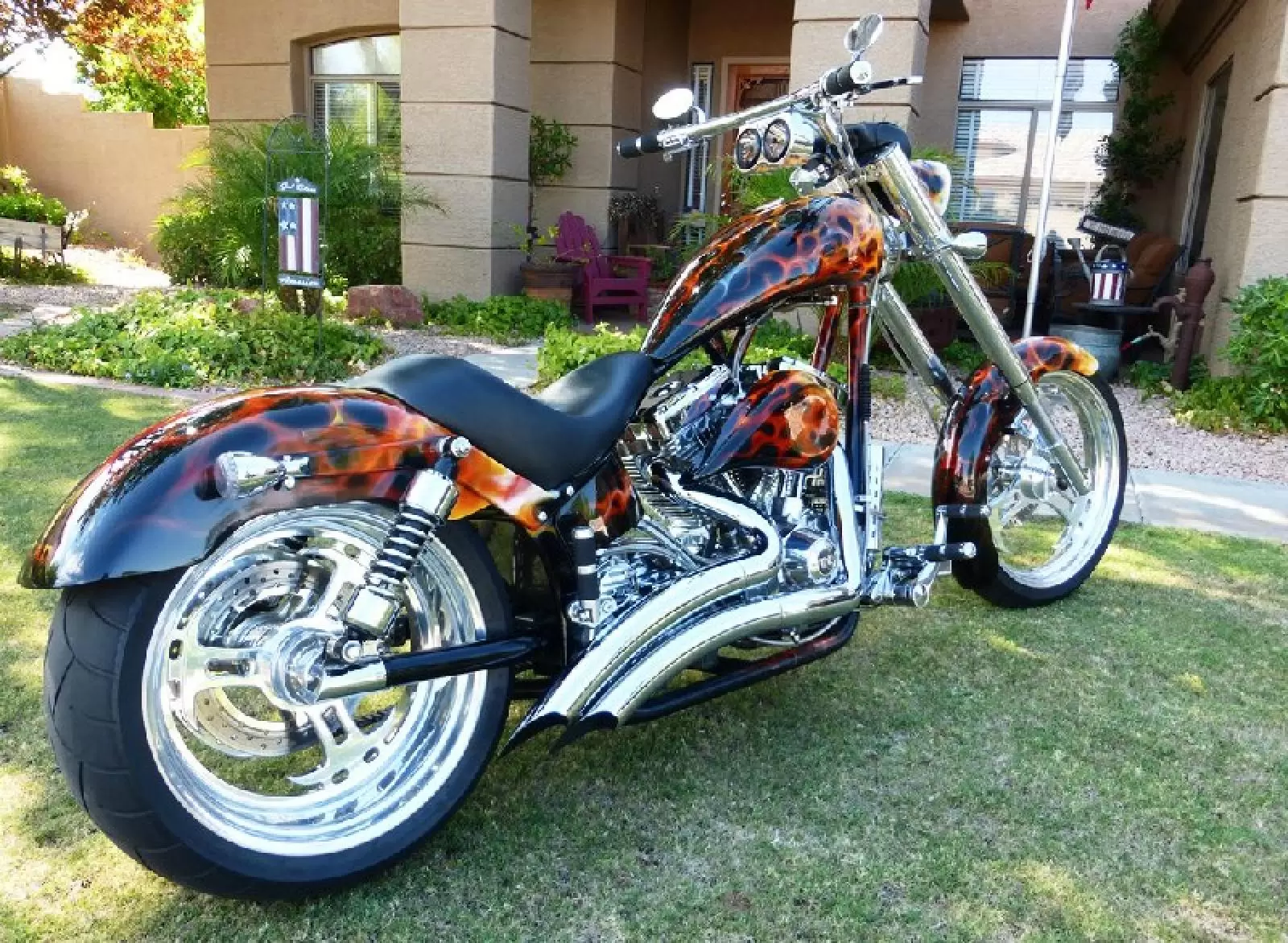 Titan Sidewinder Rubber Mount Chopper