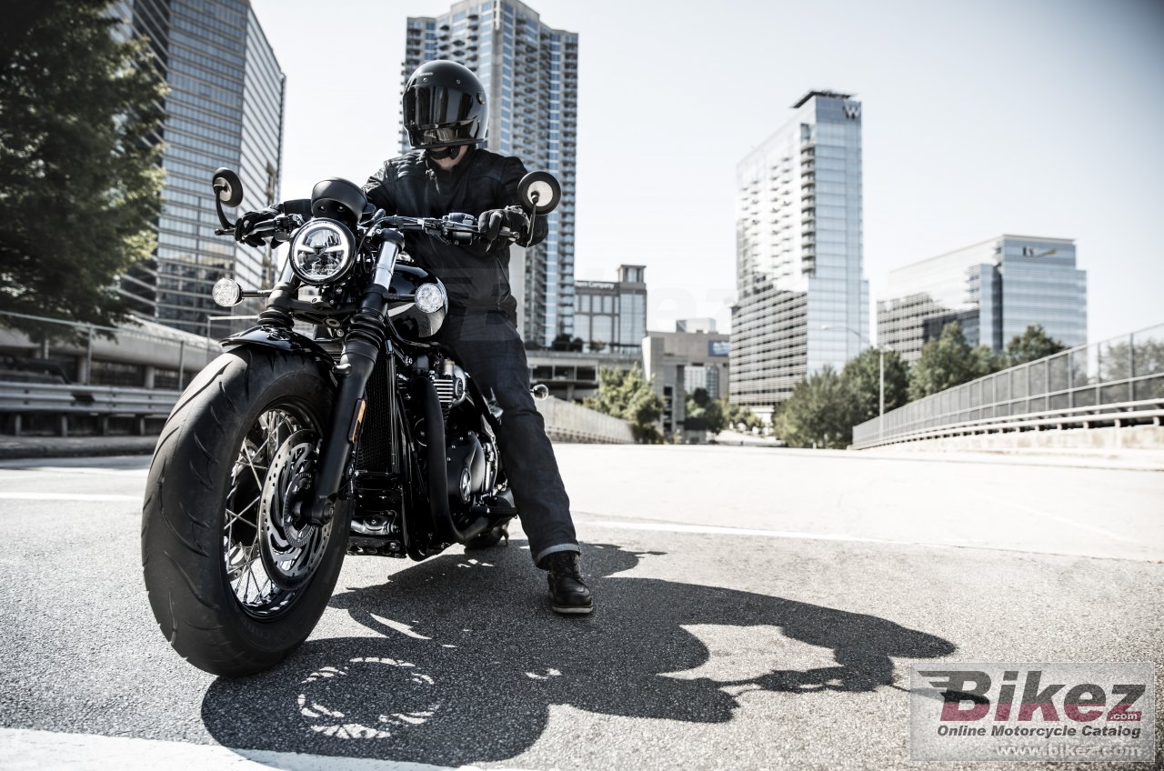 Thumbnail for Triumph Bonneville Bobber Black 2020