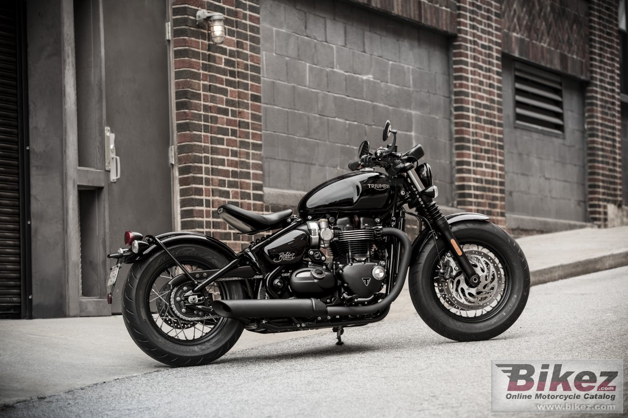 Thumbnail for Triumph Bonneville Bobber Black 2020