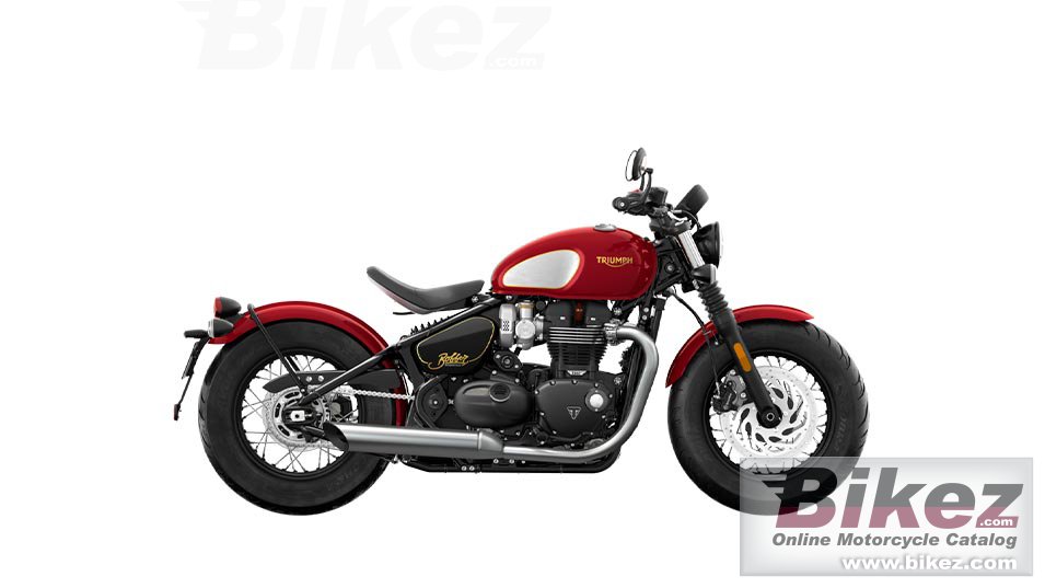 Triumph Bonneville Bobber Gold Line