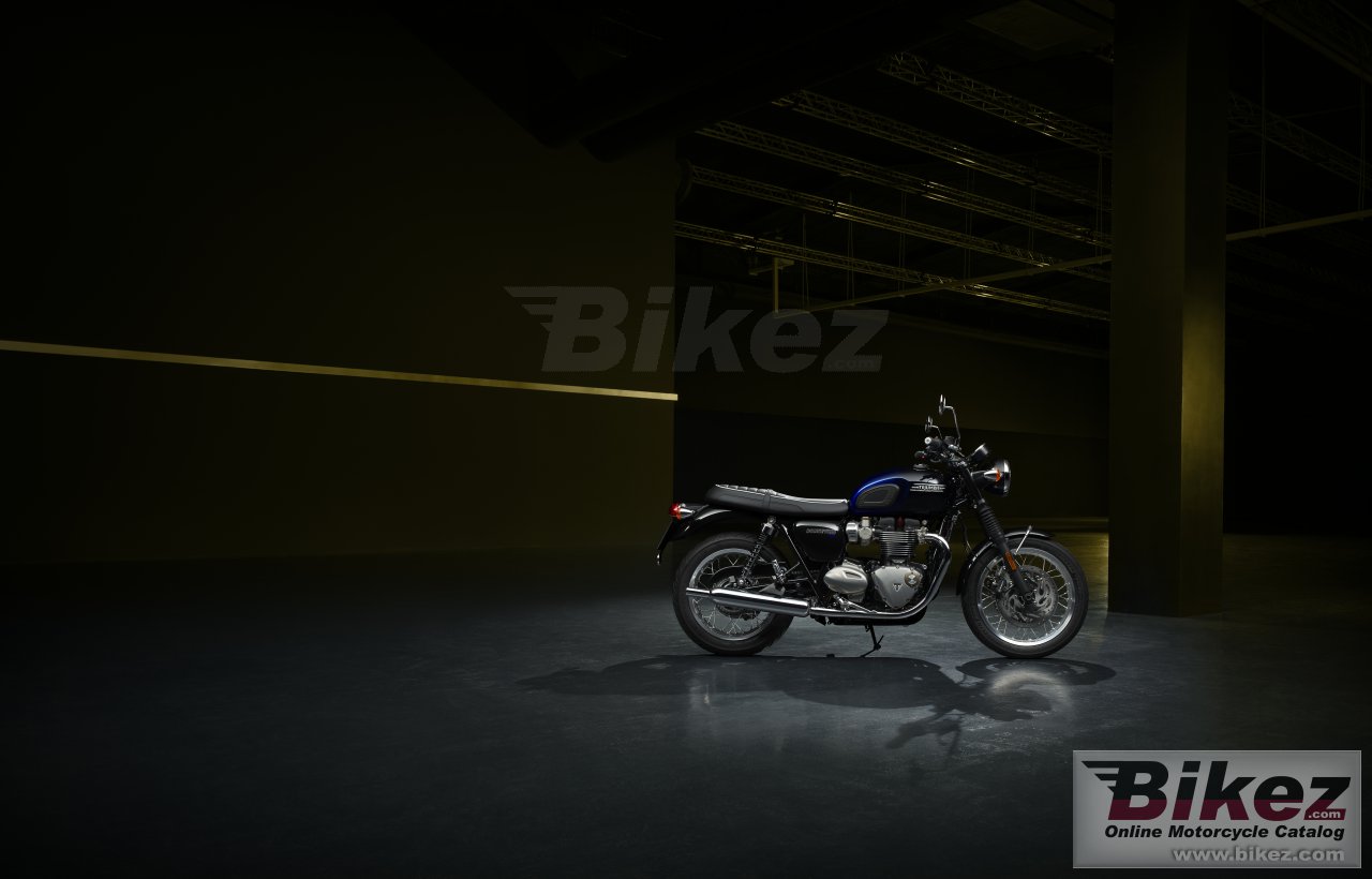 Thumbnail for Triumph Bonneville T120 Blue Stealth Edition 2024