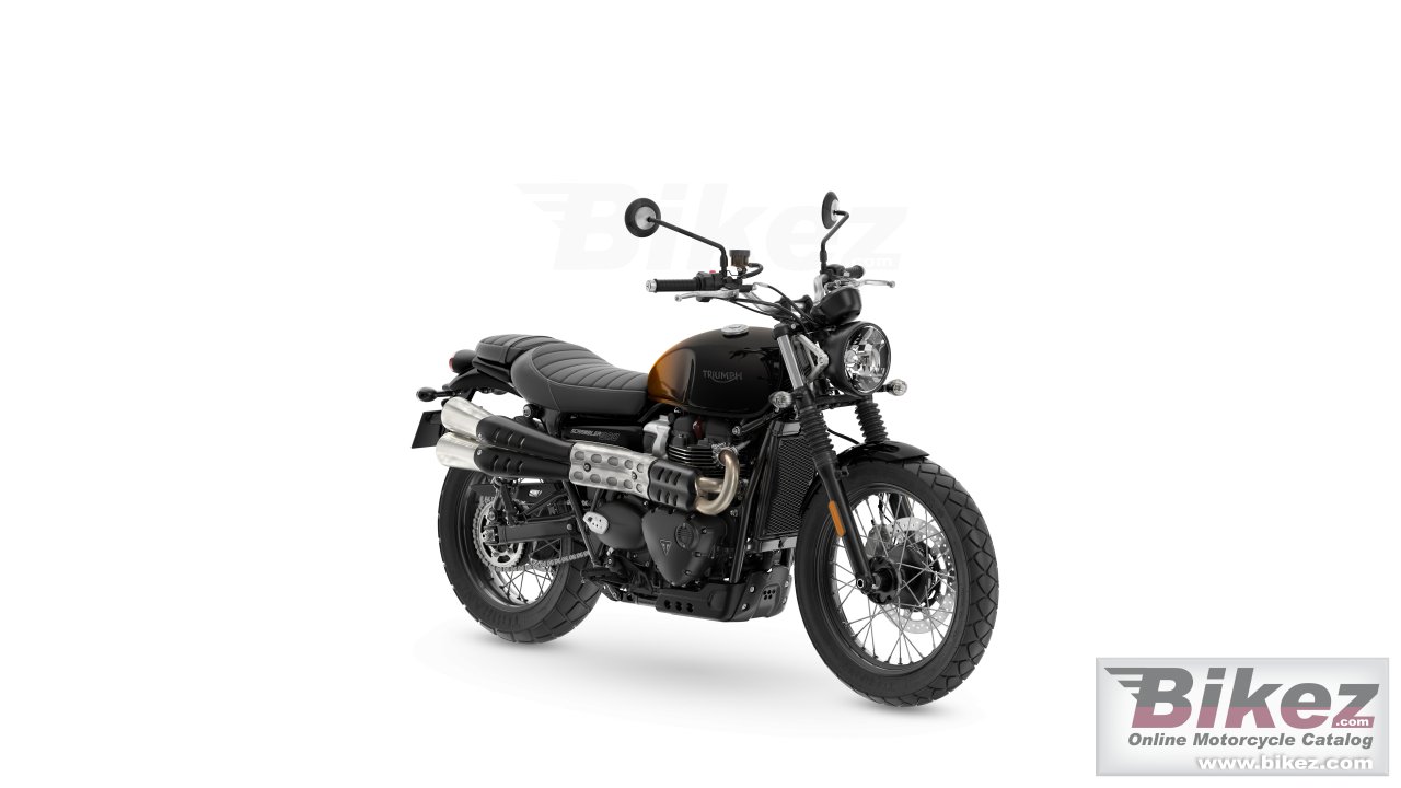 Triumph Scrambler 900 Orange Stealth Edition