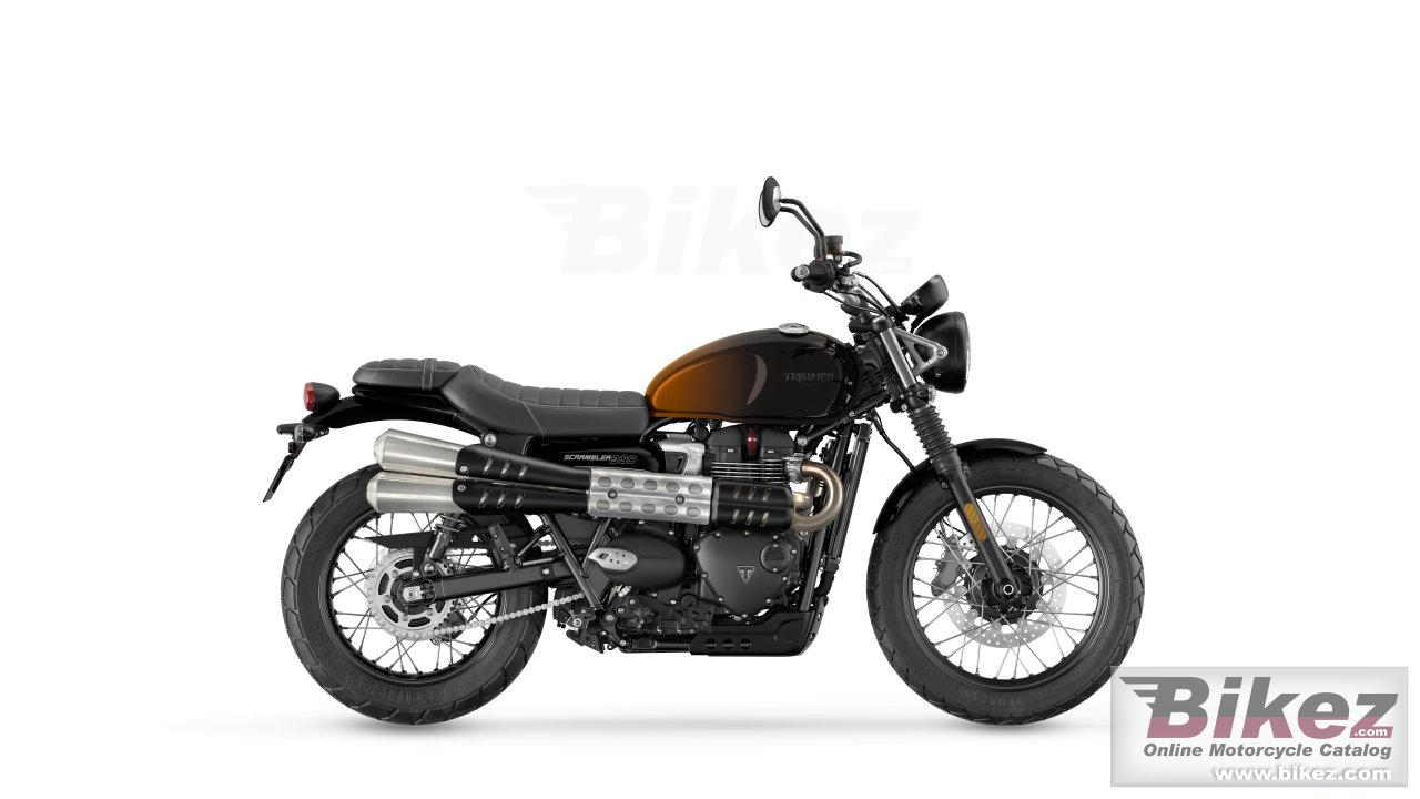 Thumbnail for Triumph Scrambler 900 Orange Stealth Edition 2024